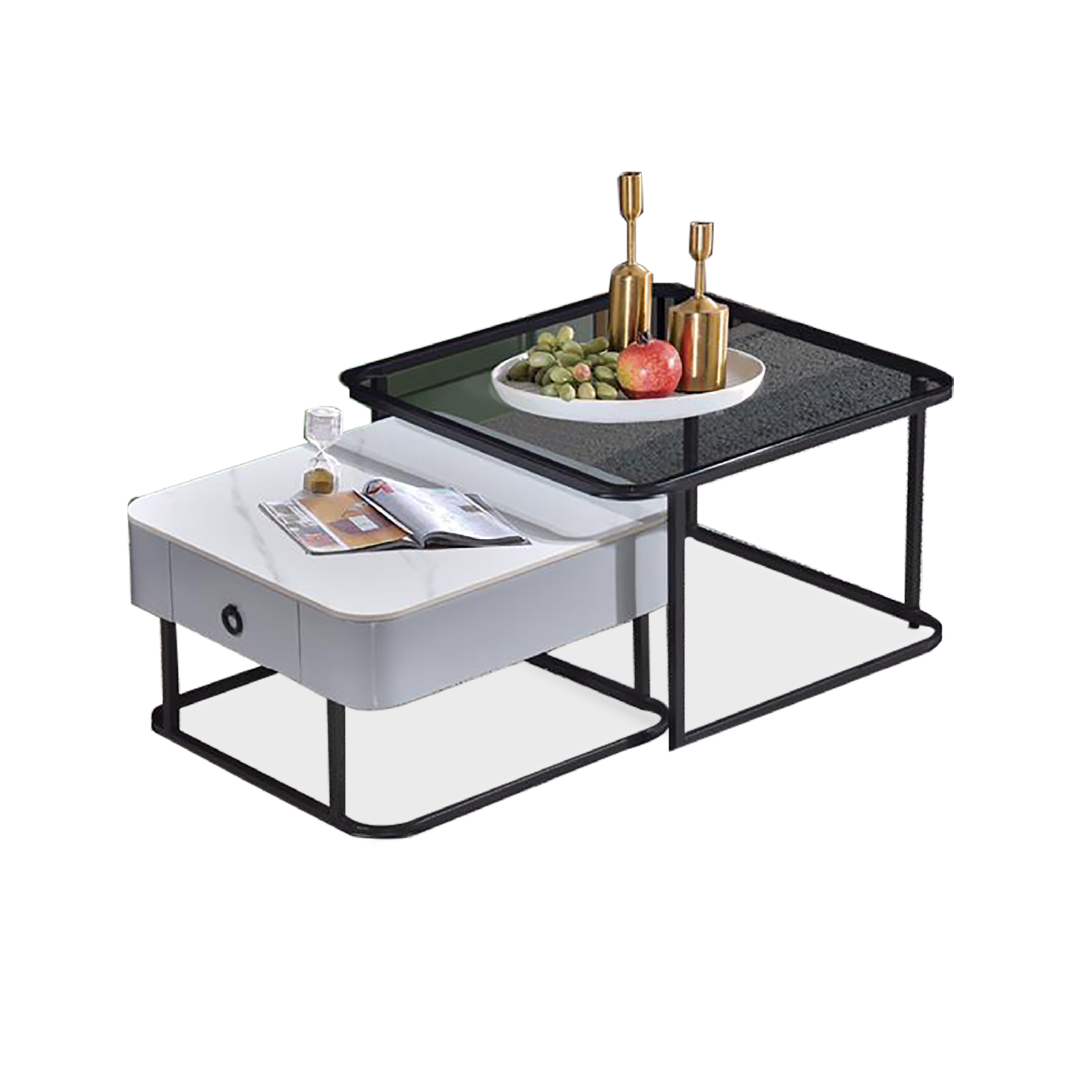 TOPIA Black Coffee Table MAJUHOME eStore