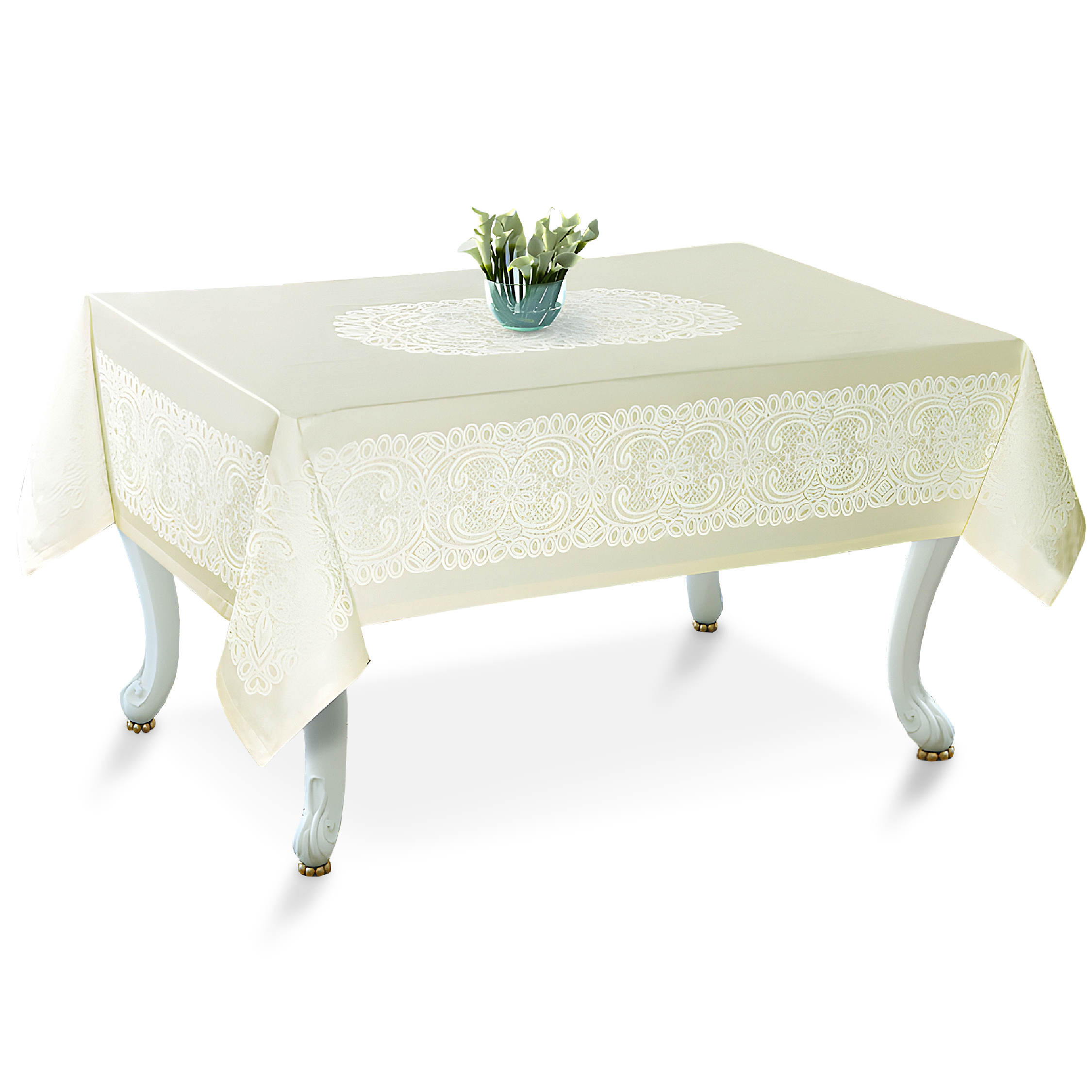 ROYAL Cream Table Cloth MAJUHOME eStore