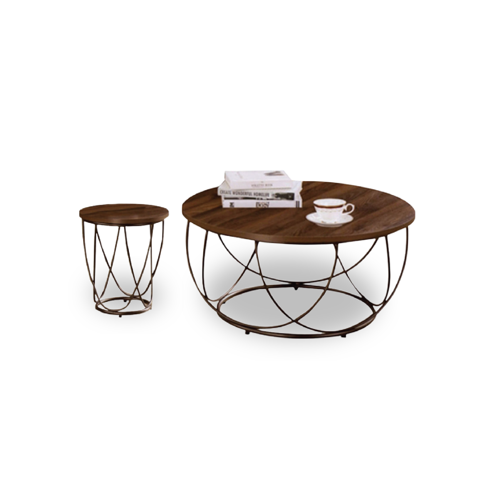 DEBBIE Coffee Table + End Table MAJUHOME eStore