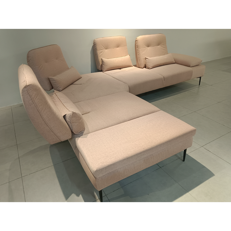 Corner Sofa with Headrest