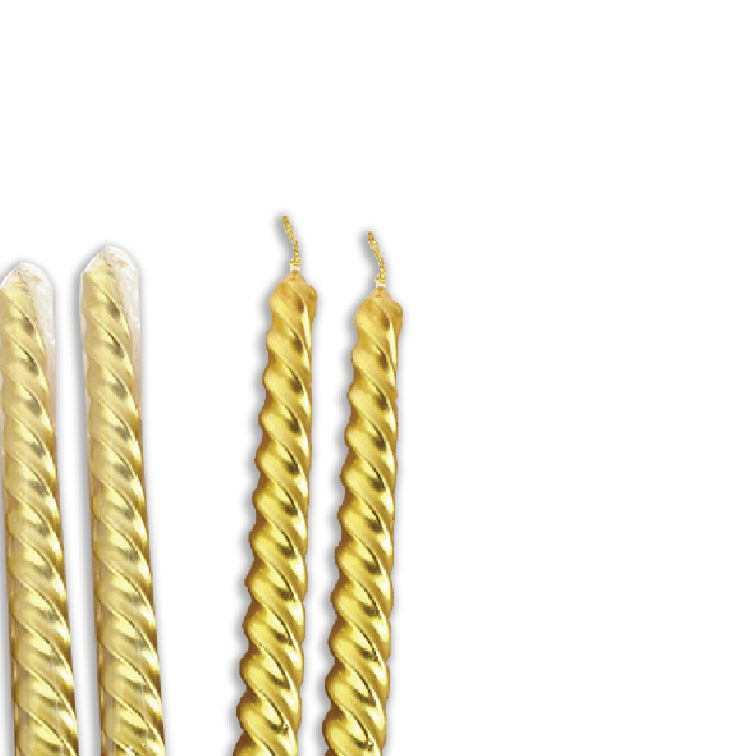 Spiral Taper Candle 4PCS/SET