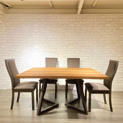 1.5M Dining Table with ERDEN Dining Chair (1T+4C)