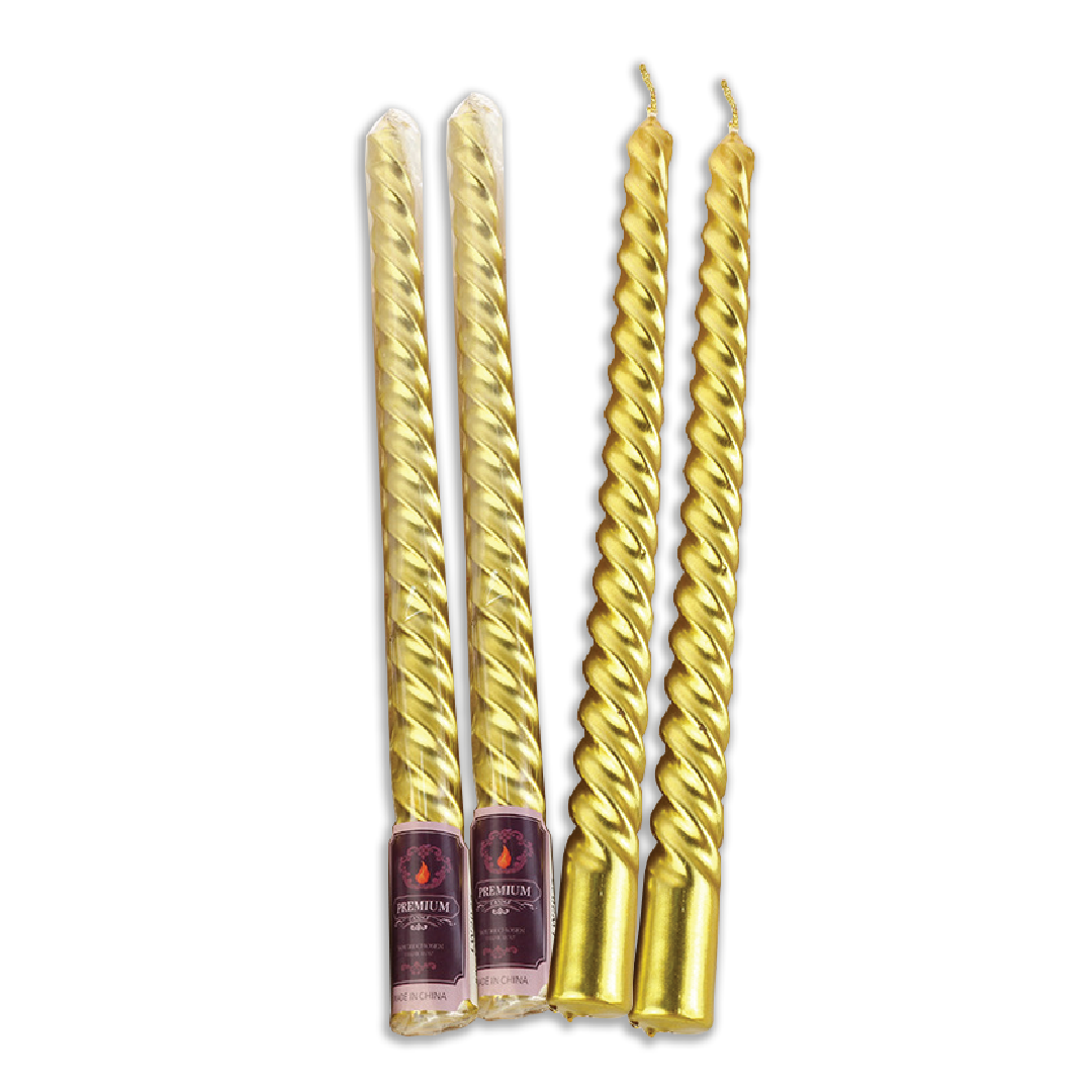 Spiral Taper Candle 4PCS/SET