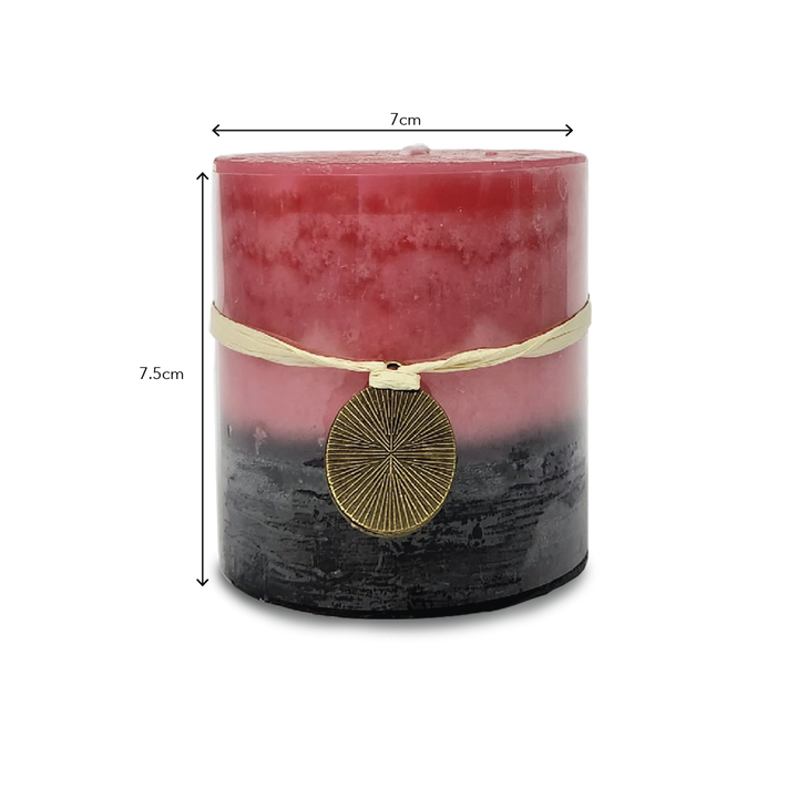 JASMINE & GARDENIA Pink Pillar Candle