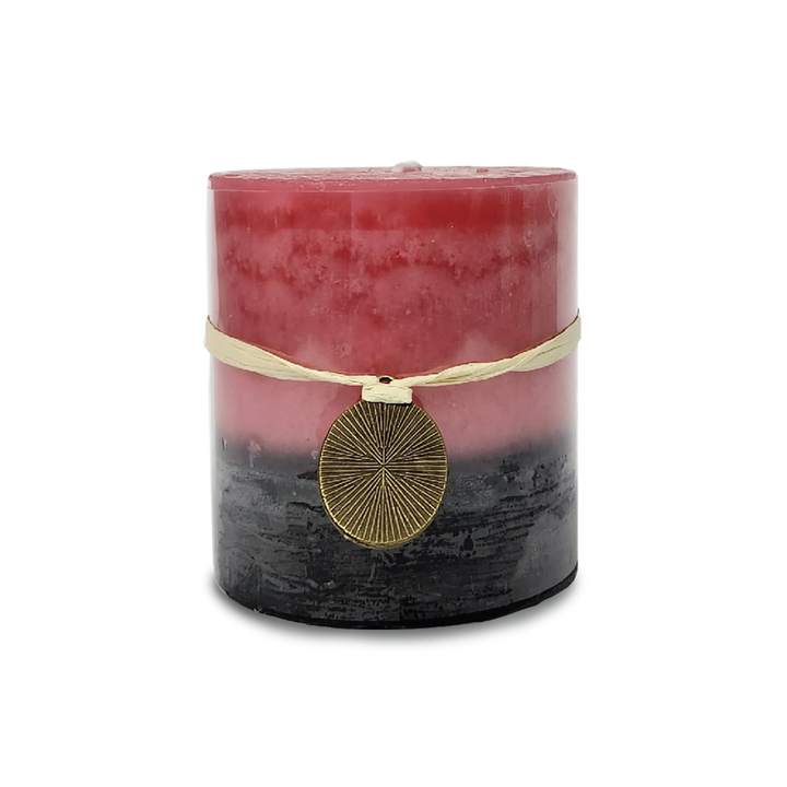 JASMINE & GARDENIA Pink Pillar Candle
