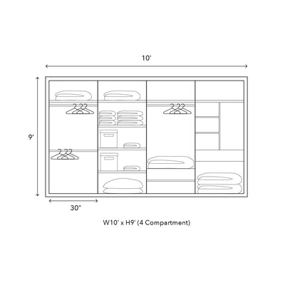 TACO Built in Wardrobe 20 Feet