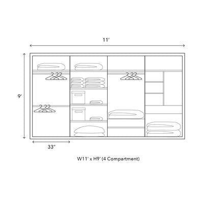 TACO Built in Wardrobe 20 Feet