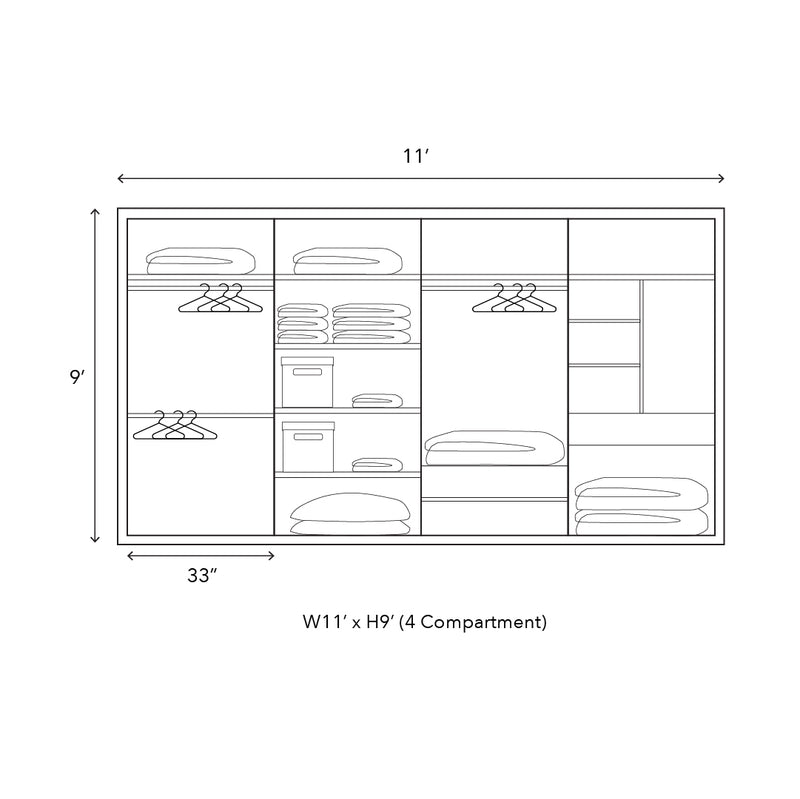 TACO Built in Wardrobe 20 Feet