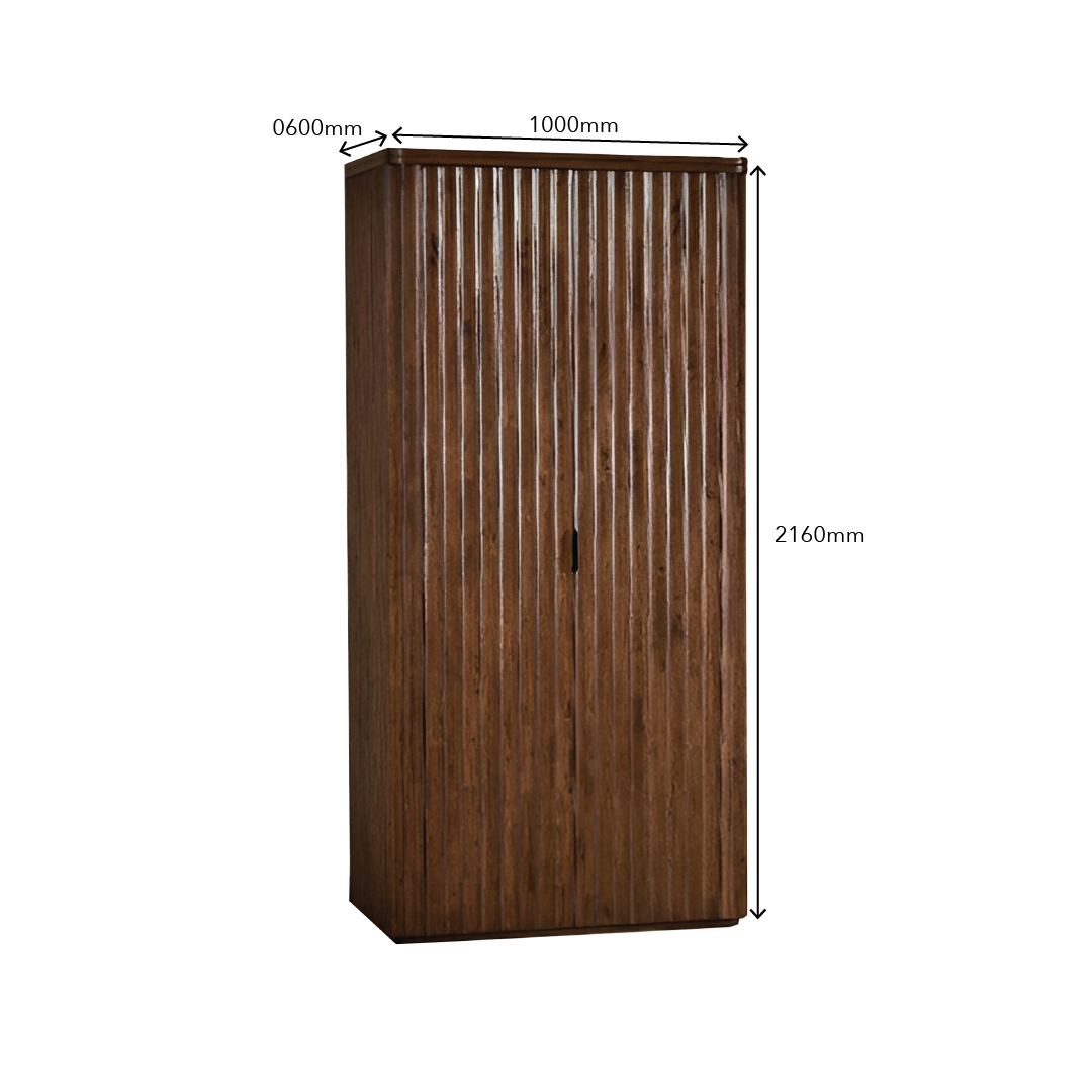 TROPICAL Series Wardrobe with 2 Door