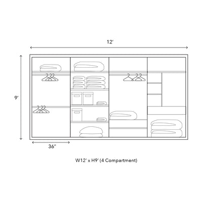 TACO Built in Wardrobe 20 Feet