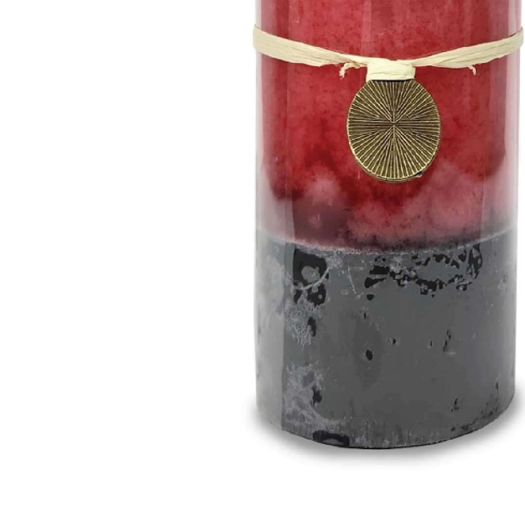 JASMINE & GARDENIA Pink Pillar Candle