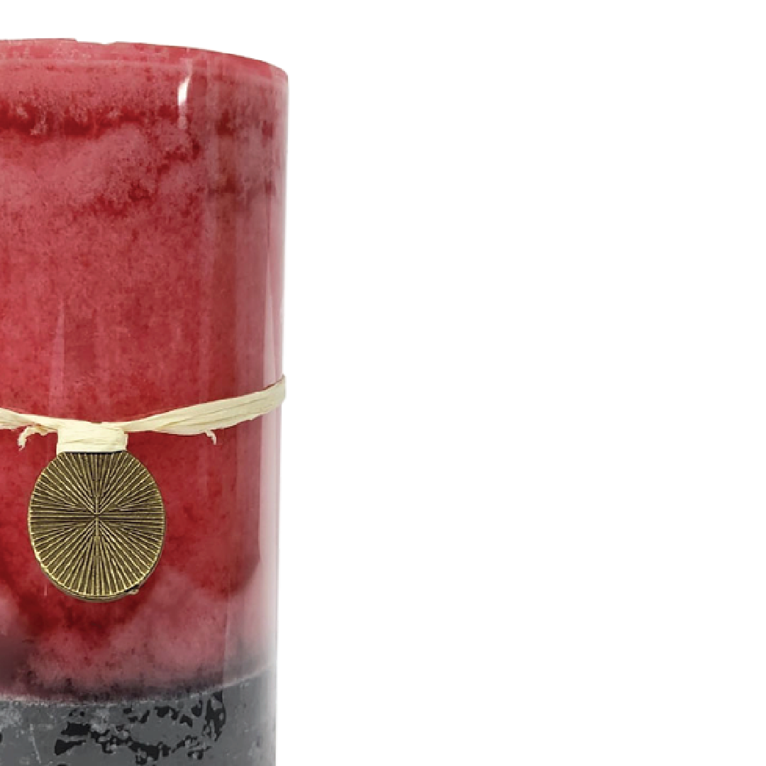 JASMINE & GARDENIA Pink Pillar Candle