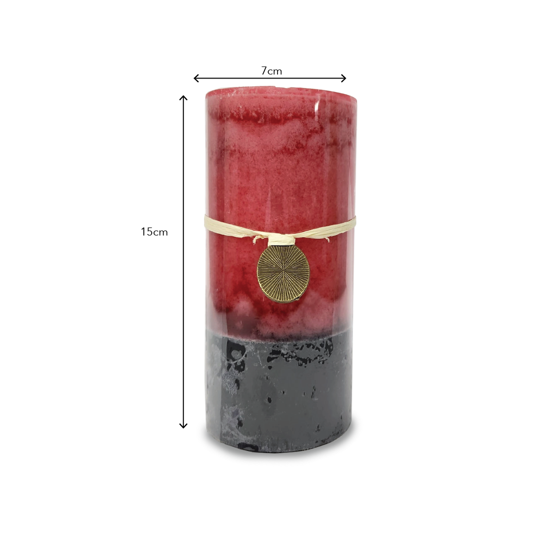 JASMINE & GARDENIA Pink Pillar Candle
