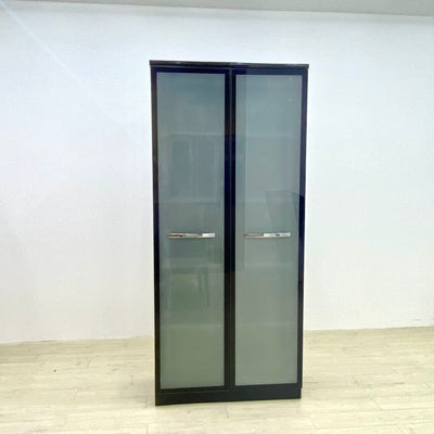 Book Cabinet w/ Glass Door (Black)
