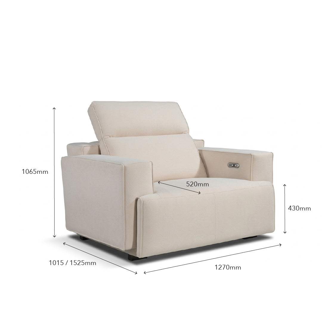 DANNO Power Incliner 1 Seater Sofa