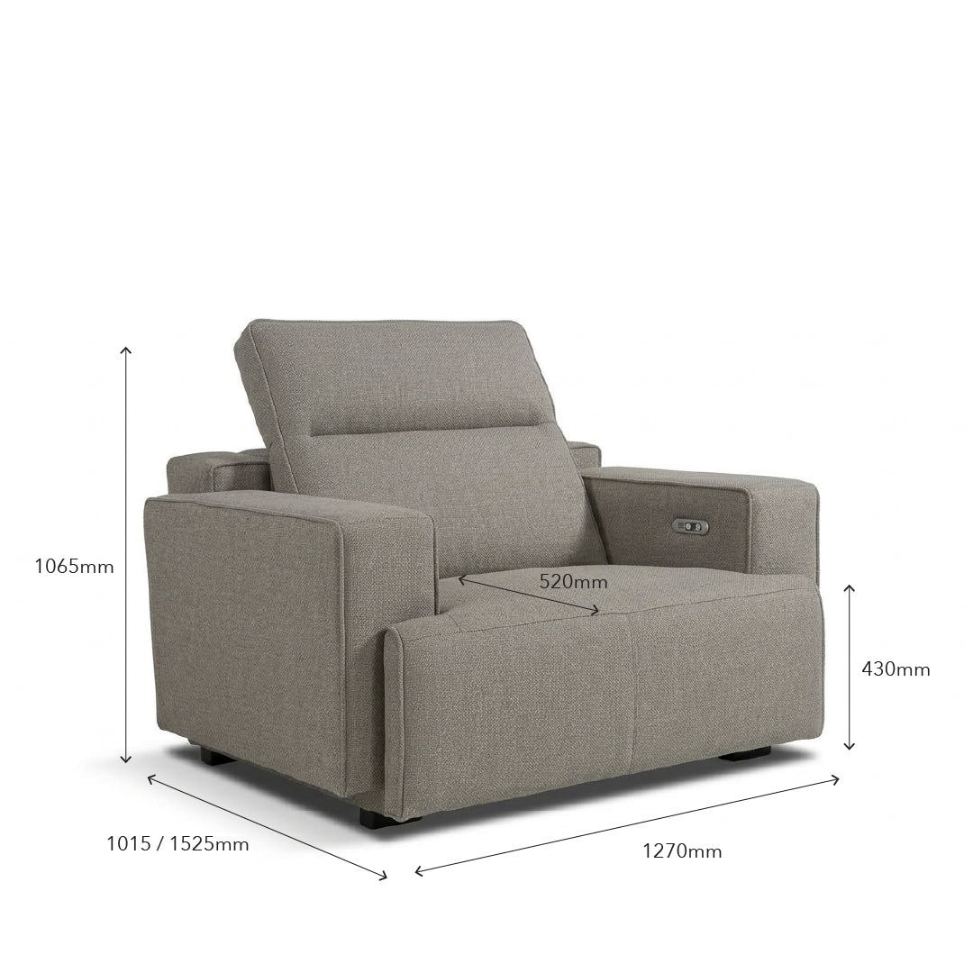 DANNO Power Incliner 1 Seater Sofa
