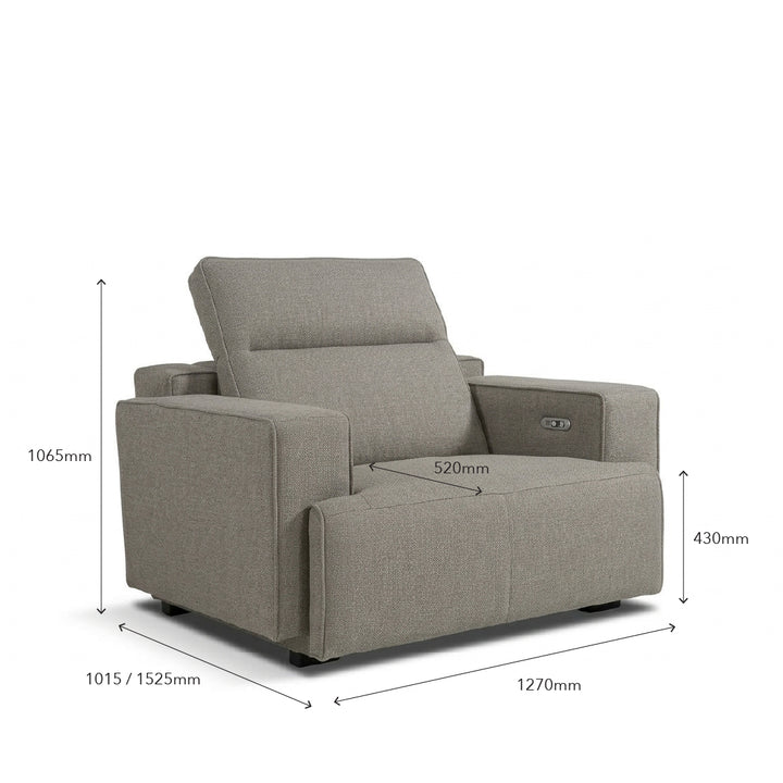DANNO Power Incliner 1 Seater Sofa
