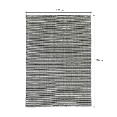 VECTOR Wool Hand Woven Stripe Rug