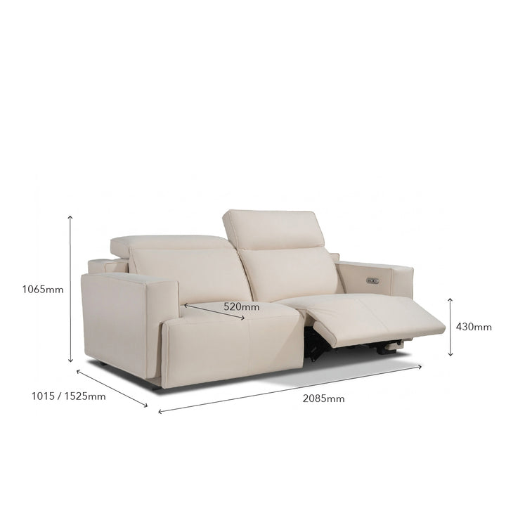 DANNO Power Incliner 2 Seater Sofa
