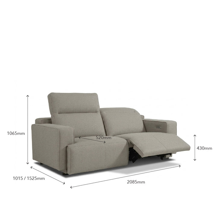 DANNO Power Incliner 2 Seater Sofa