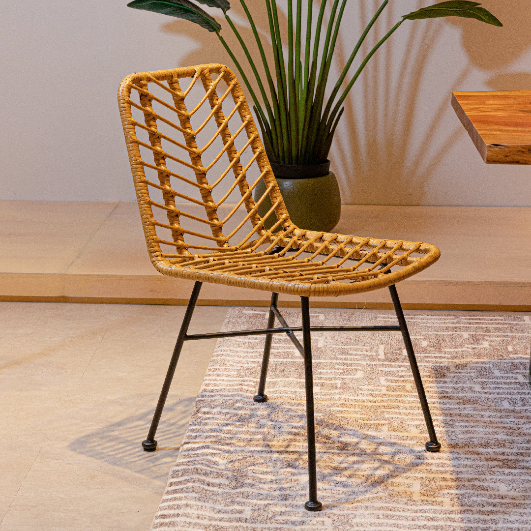 SILAS Dining Chair PE Rattan