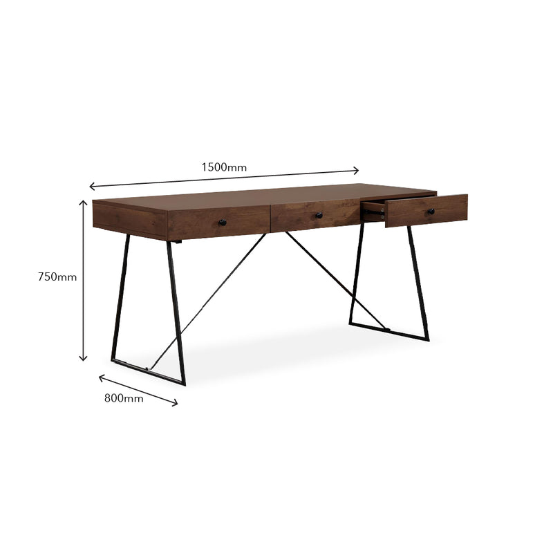 Writing Table Desk Solid Wood