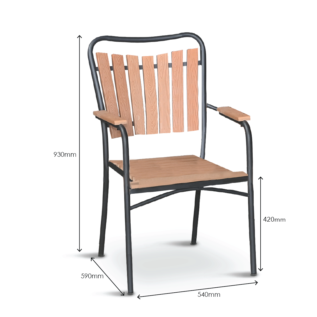 ZAHRA Round Garden Set