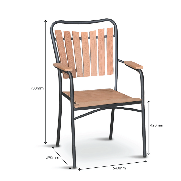 ZAHRA Round Garden Set