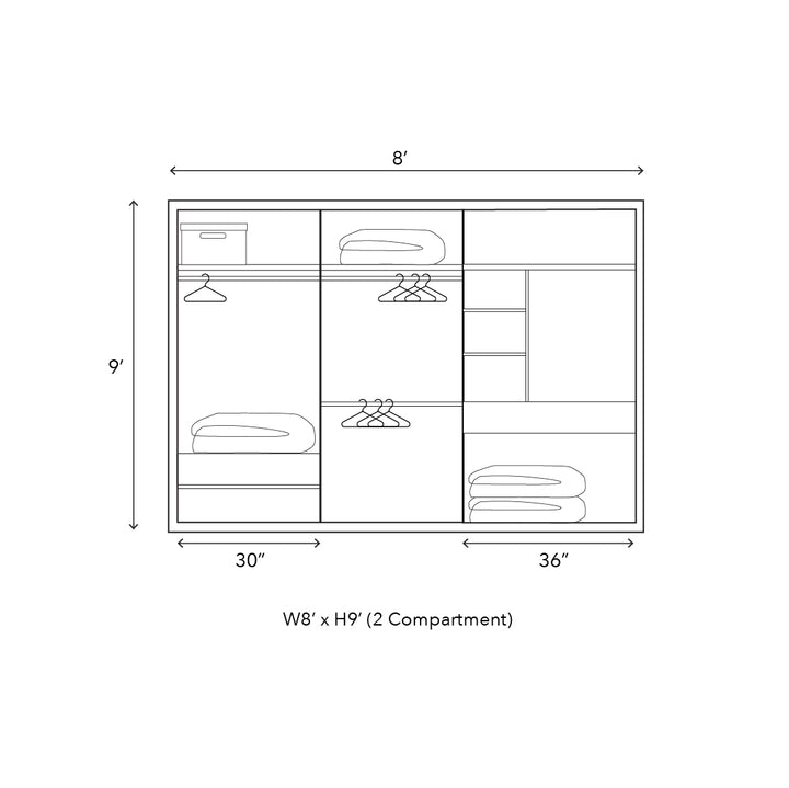 TACO Built in Wardrobe 20 Feet
