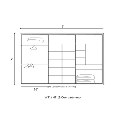 TACO Built in Wardrobe 20 Feet