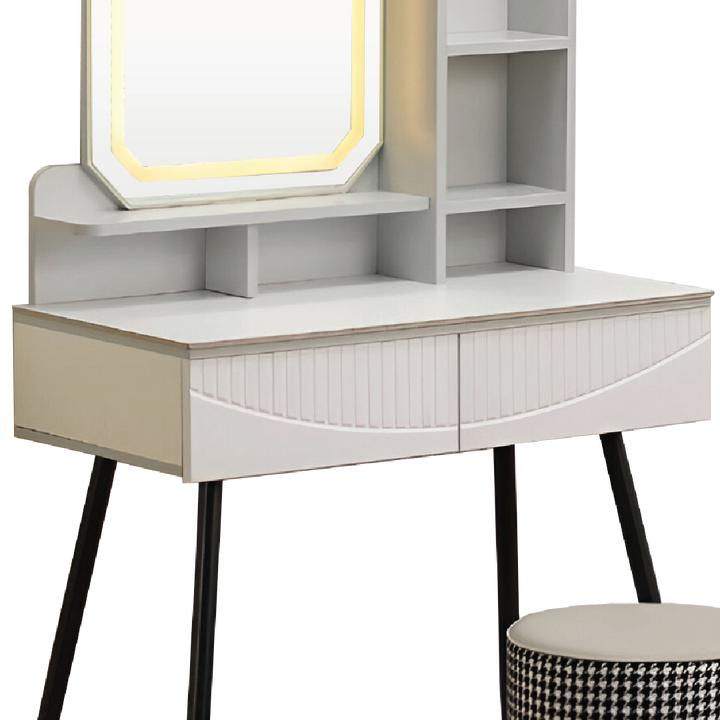 AELIA LED Mirror Dresser with Stool