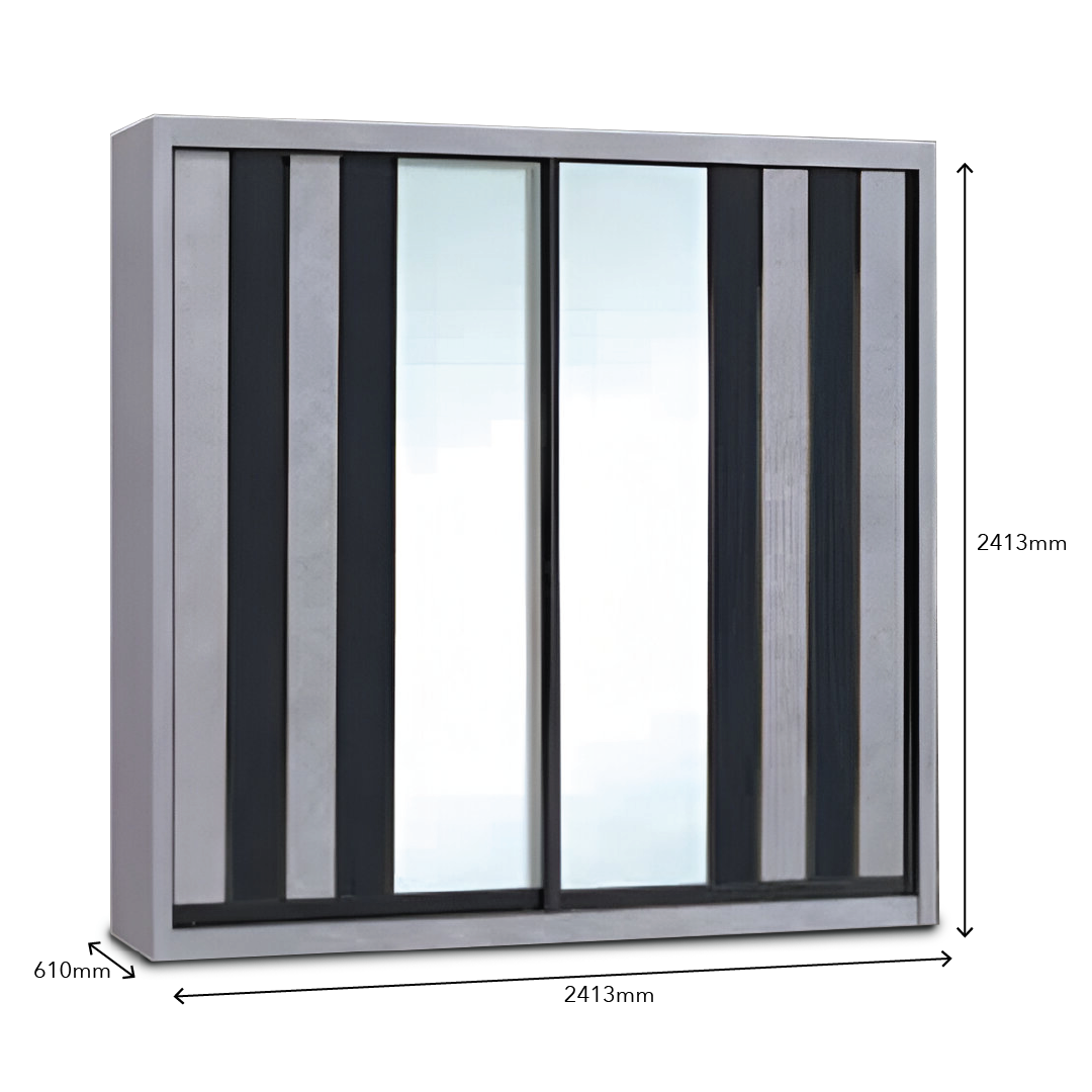 ALBIE 2 Door Wardrobe