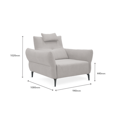 ALGHERO 1 Seater Sofa