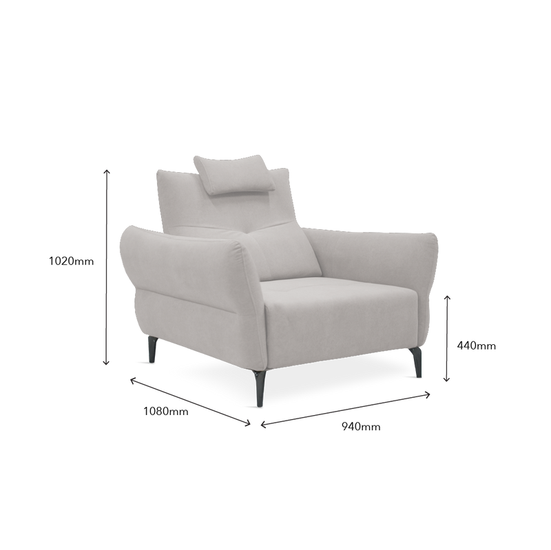 ALGHERO 1 Seater Sofa