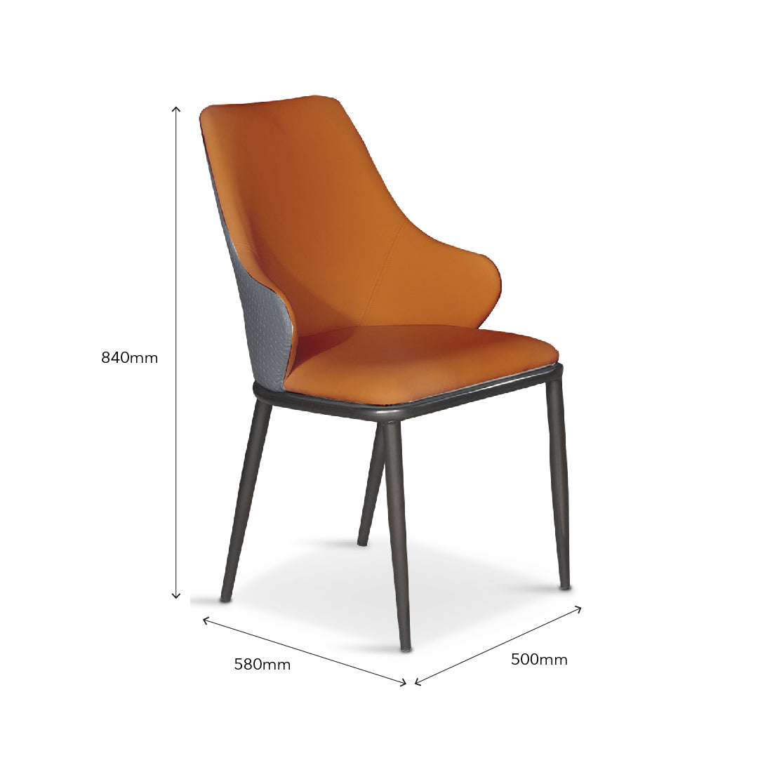 ALSTON Dining Chair Orange