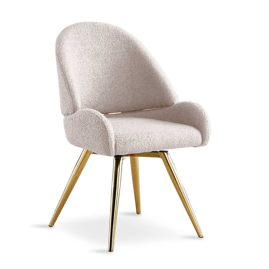 AMIAS Dining Chair Beige Grey