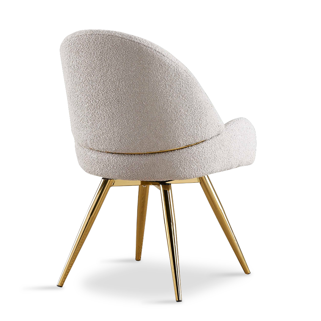 AMIAS Dining Chair Beige Grey