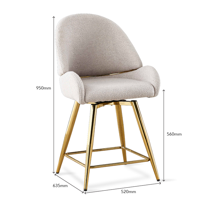 AMIT Island Chair Beige Grey