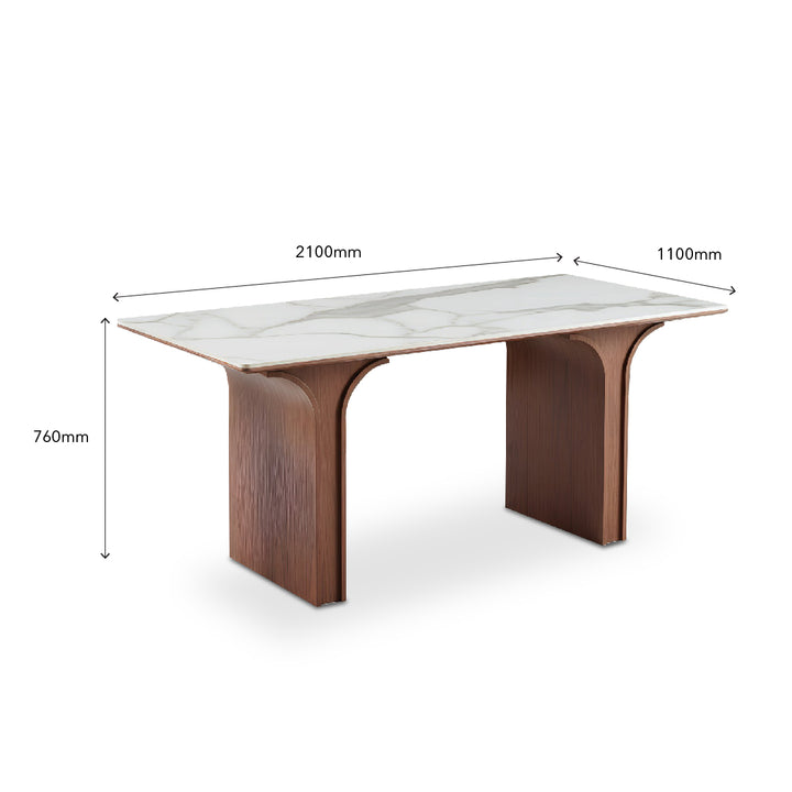 ARASU Ceramic Dining Table