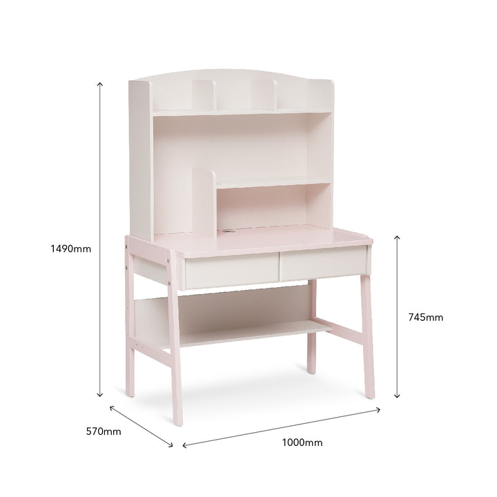 AREKA Study Desk Pink