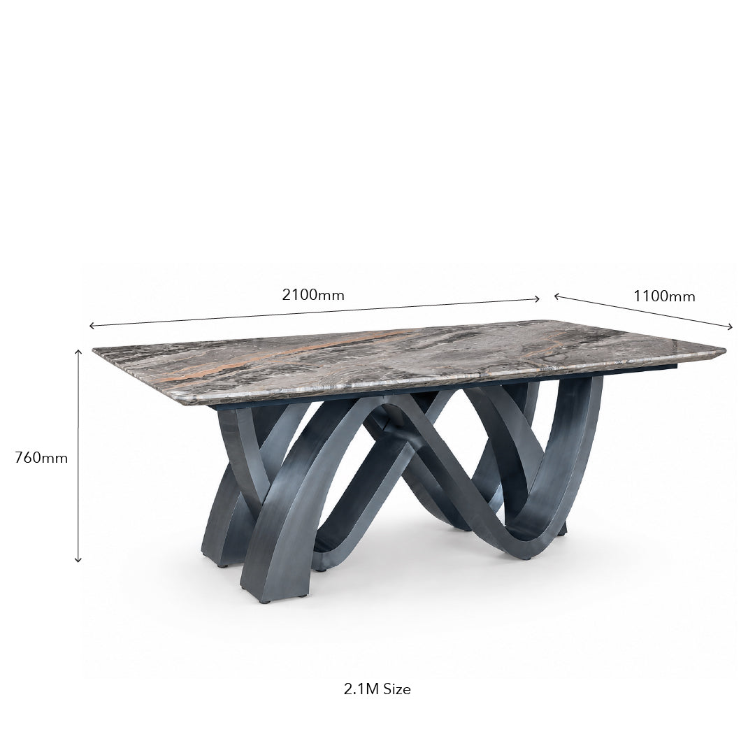 ARLUNA Natural Marble Dining Table