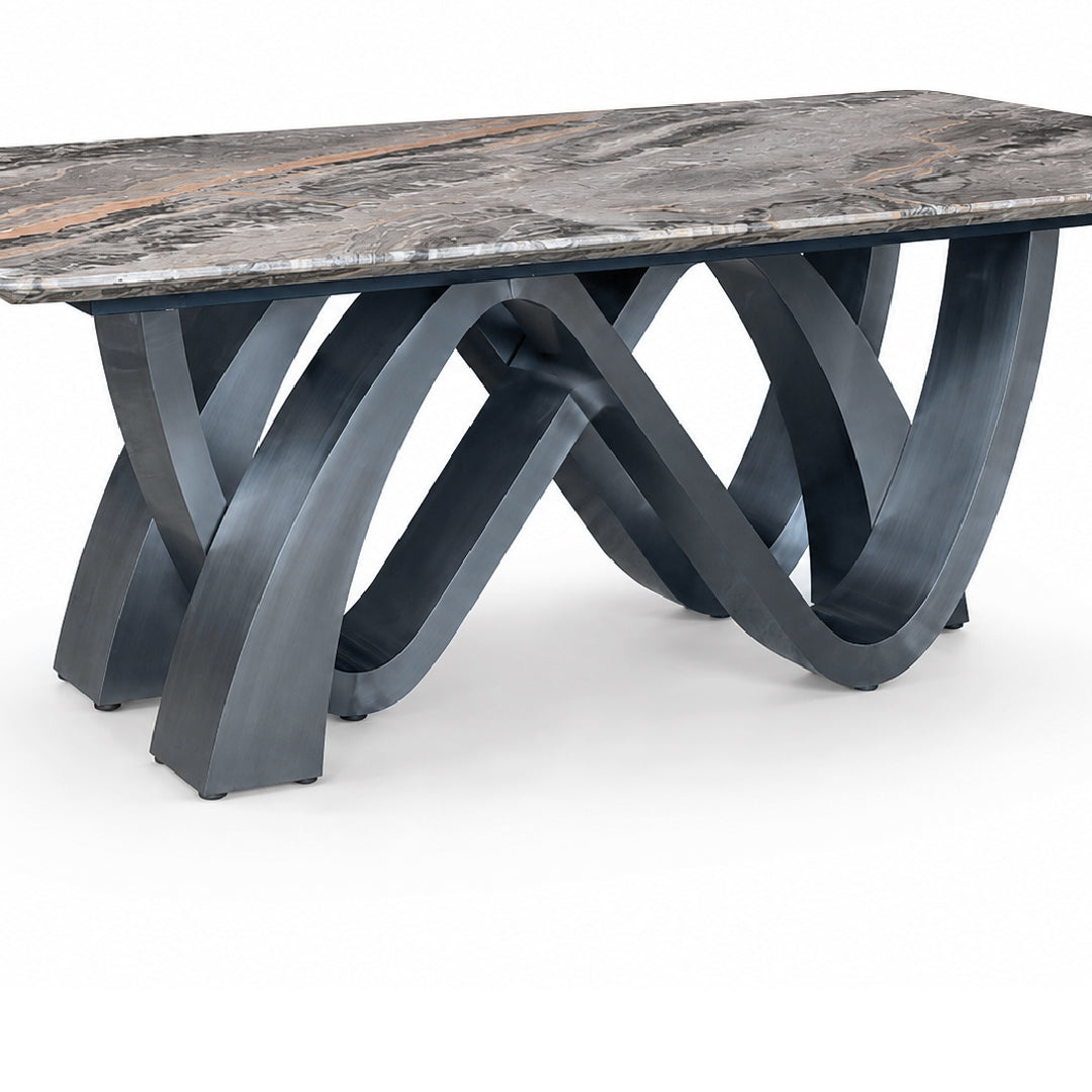 ARLUNA Natural Marble Dining Set