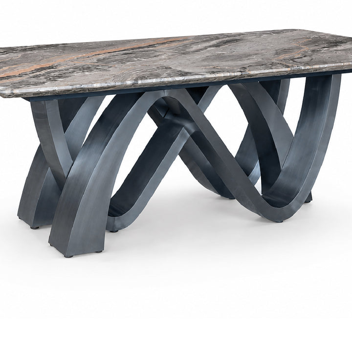 ARLUNA Natural Marble Dining Set