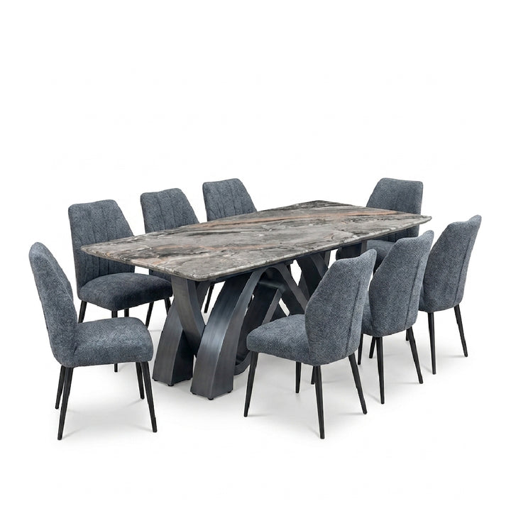 ARLUNA Natural Marble Dining Set