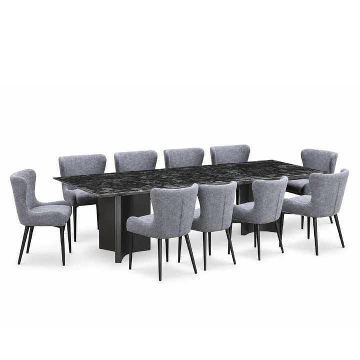 ARWANA Natural Marble Dining Set