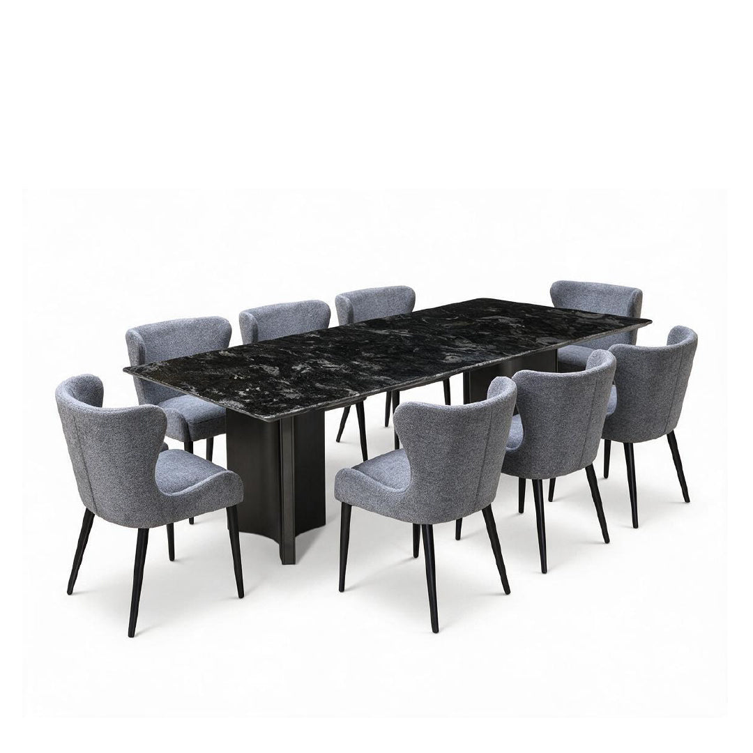 ARWANA Natural Marble Dining Set