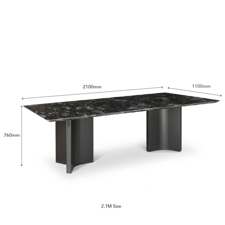 ARWANA Natural Marble Dining Set