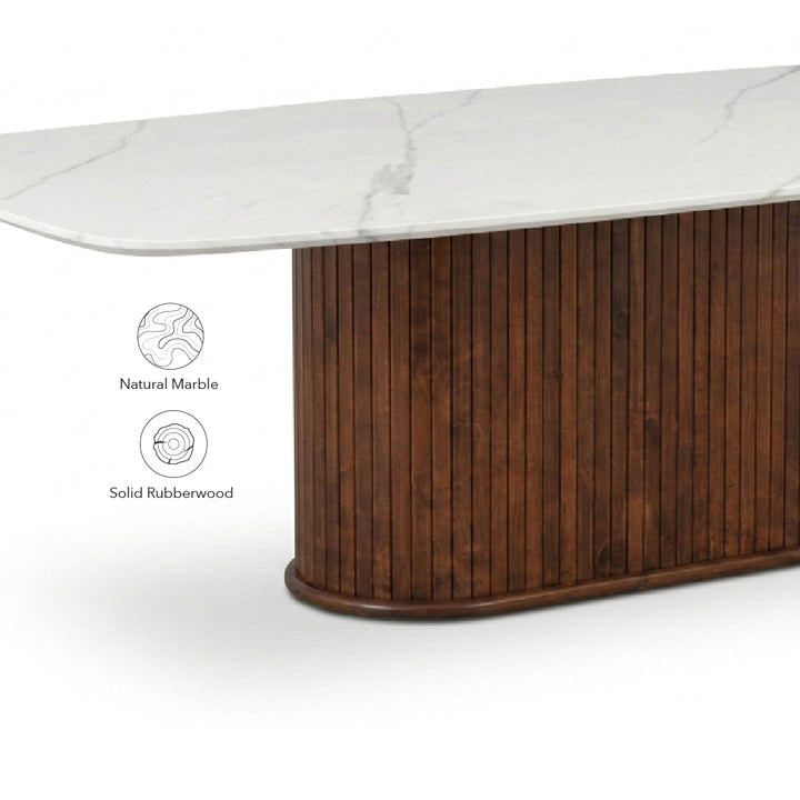 ASERA Crystal Marble Stone Dining Table