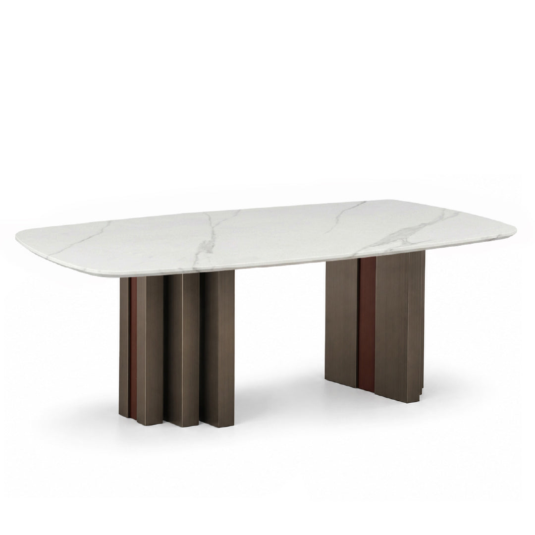 ASERA Crystal Marble Stone Dining Table