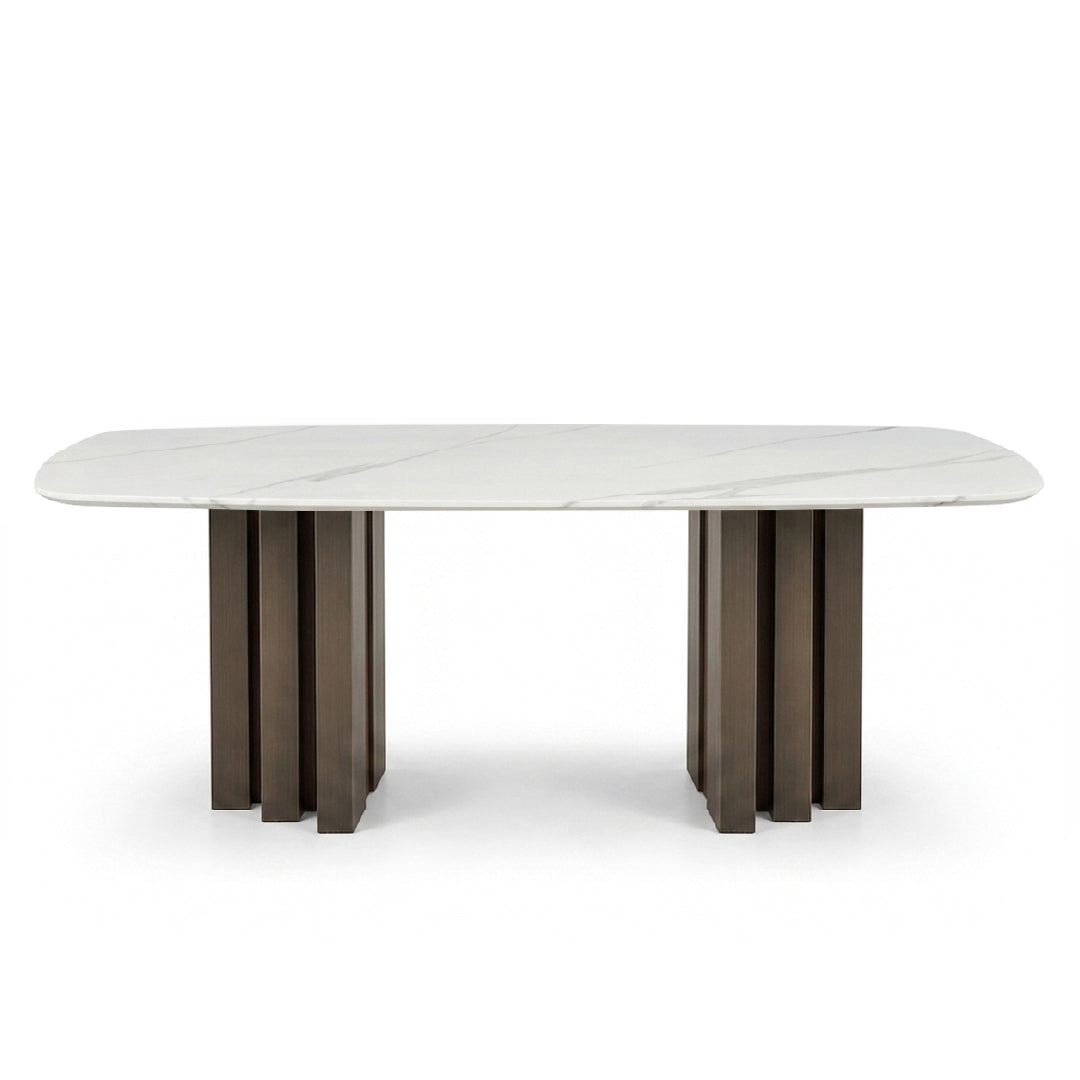 ASERA Crystal Marble Stone Dining Table